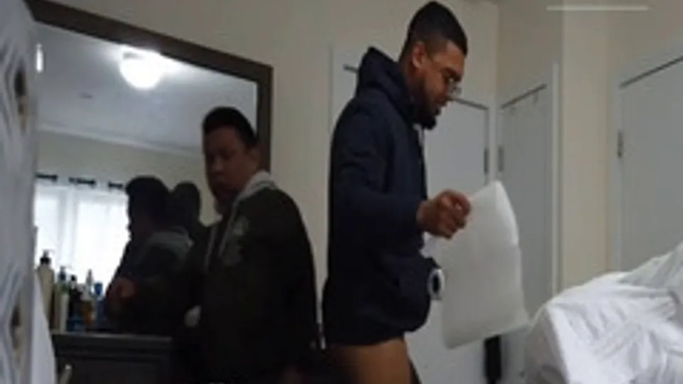 Thirsty asian fag drains cute latino dude's cock - ThisVid.com