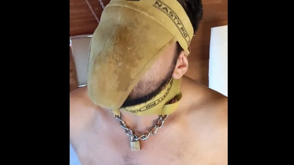 Humiliated Man in Underwear