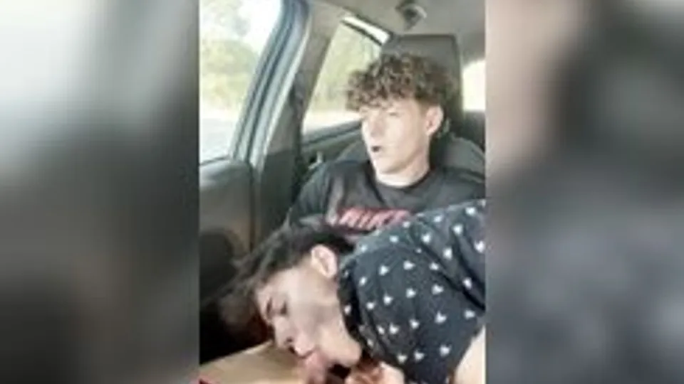 tie lovedanny kissing and sucking in car twink porn