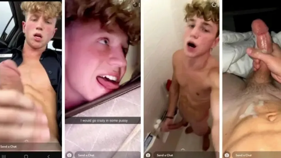 Tiktok Boy Ryan Evans jerks off in the car