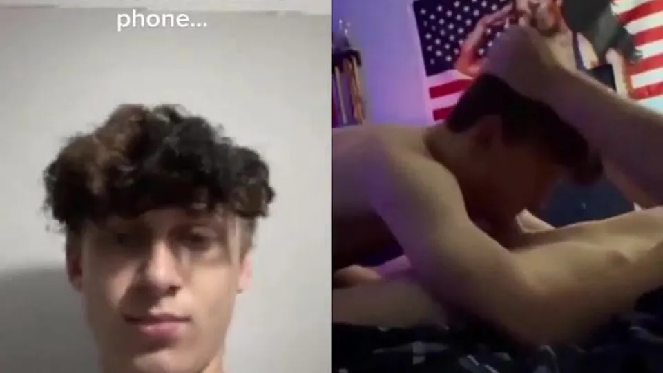 TikTok Star's Gay Bareback Blowjob