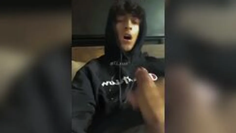 TJ Jerks Off in His Hoodie