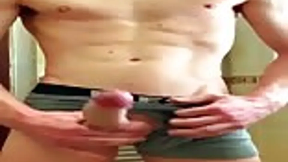 Toned twink wanking in the bathroom boys porn