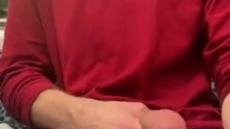 Man fucks sex doll in red hoodie