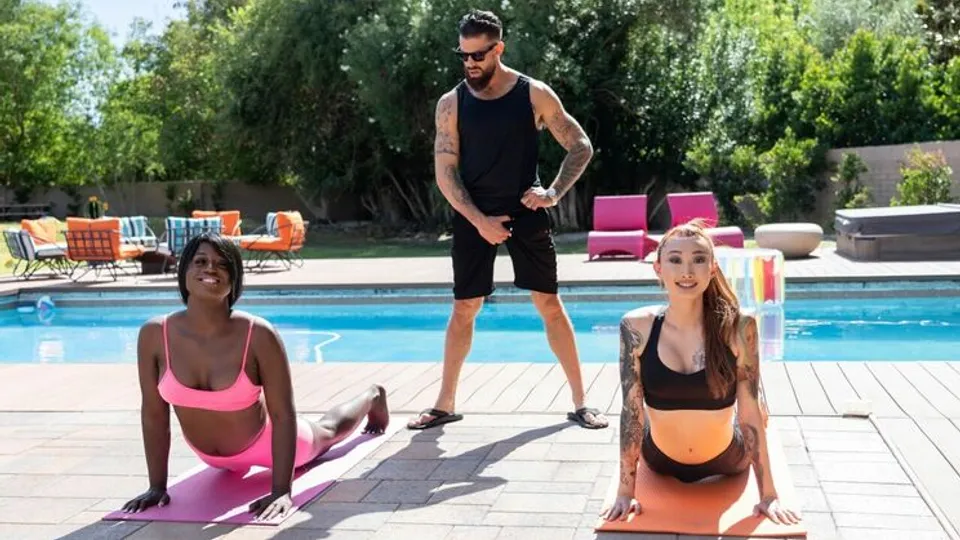 Trans Angels - Alpha WolfeBillie BeaumontAna Andrews - Yoga Fuckery 