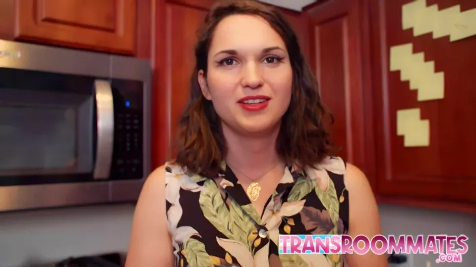 Trans Beauty Excited To Fuck Her Idol 