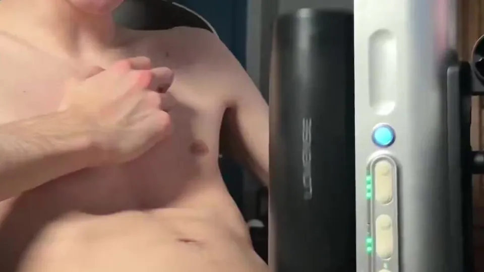 Trev Cam Boys Porn mechanical masturbator