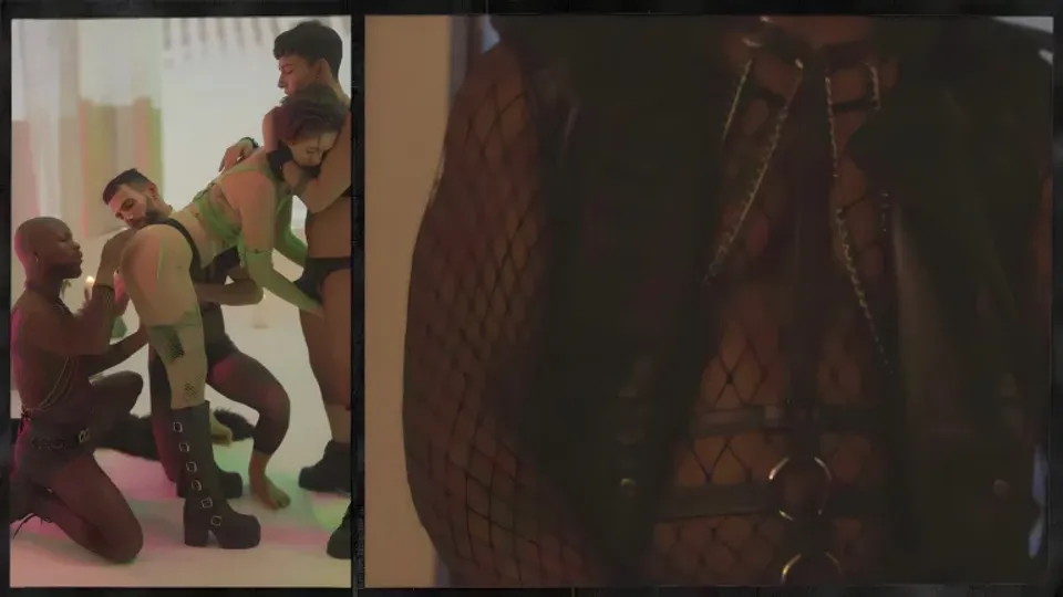 Bishop Black in Fishnet and Boots