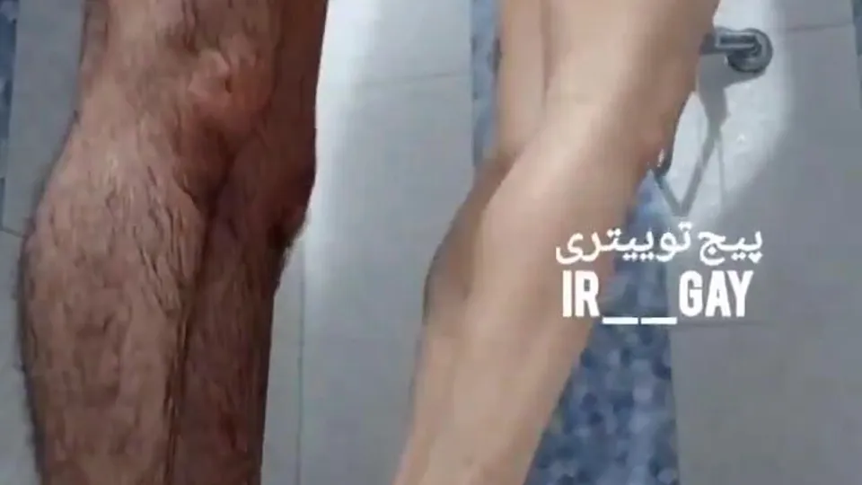 Turkish daddy fucking young boy in the shower - ThisVid.com