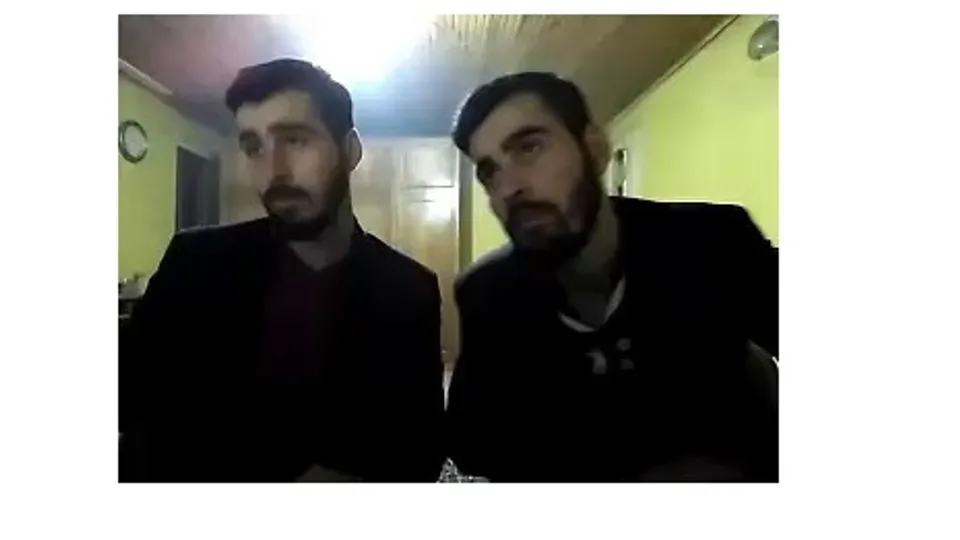 Turkish twin brothers' erotic show - ThisVid.com