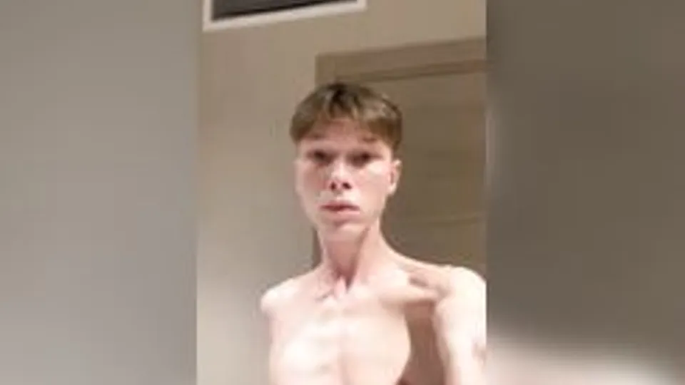 Twink's First Dildo Experience