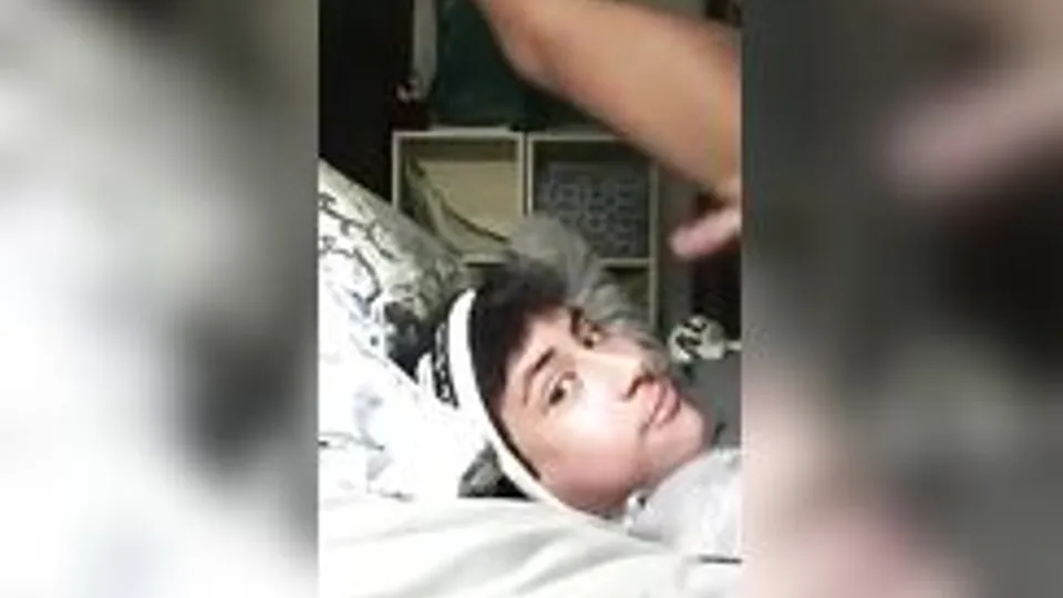 Twink Masturbates and Eats Cum in Webcam House