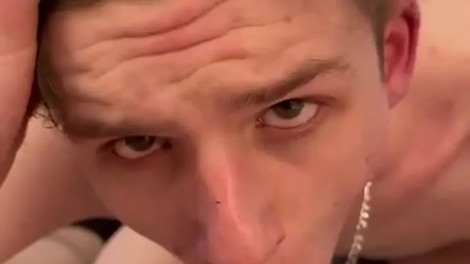 Twink faggot worships a random cock - ThisVid.com