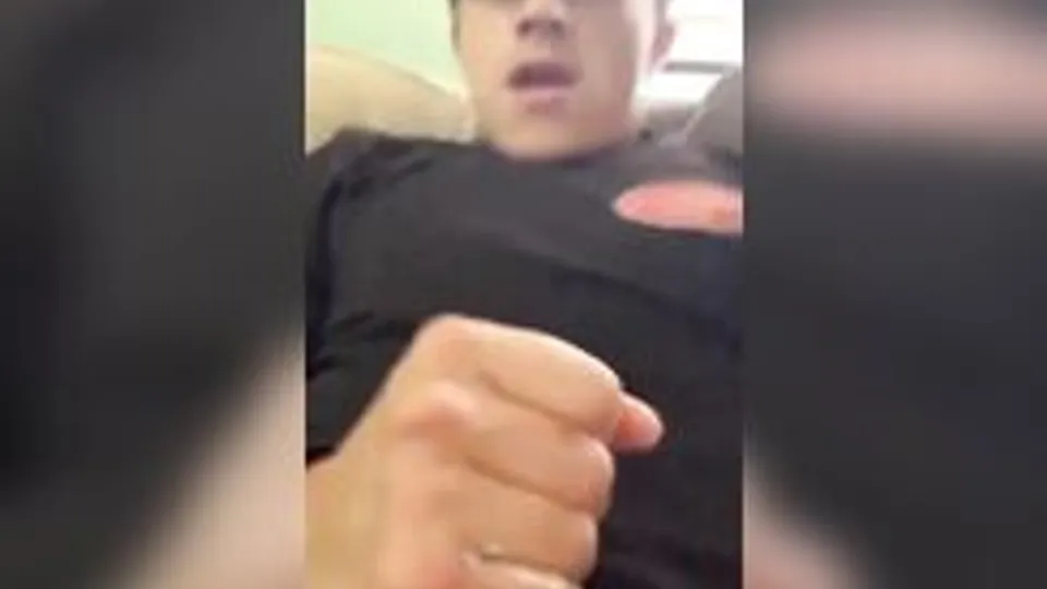 Twink's Black House Wank Session