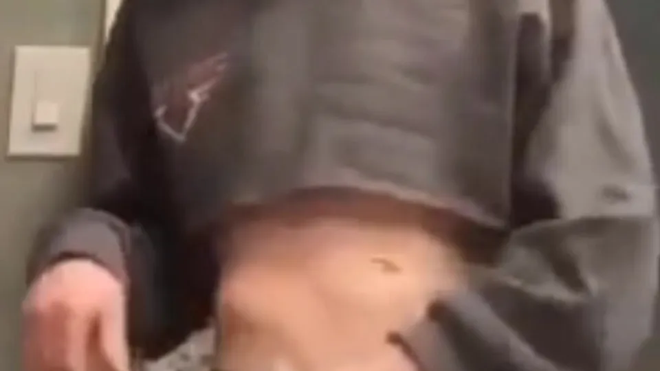 Twink in Yellowish Underwear Undresses - ThisVid.com