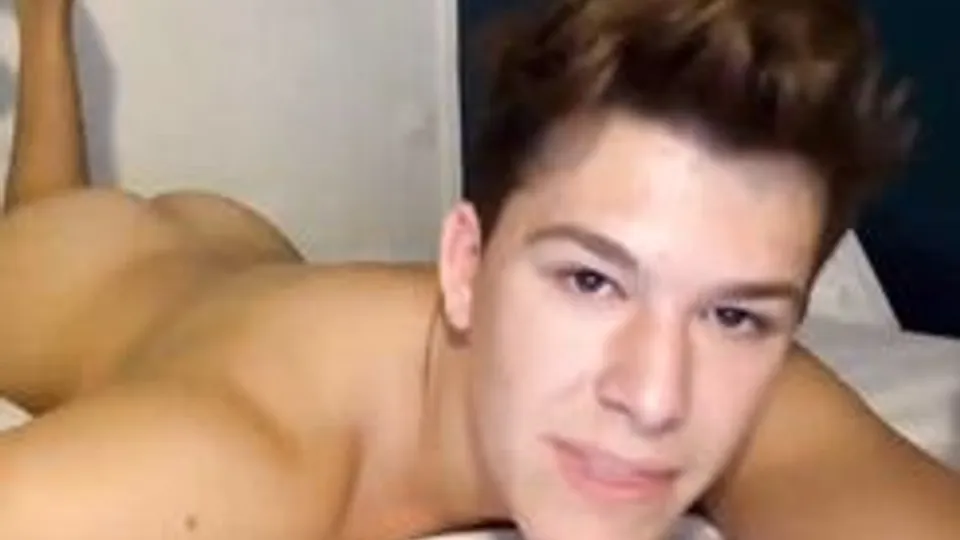 Twink Teases and Masturbates in House