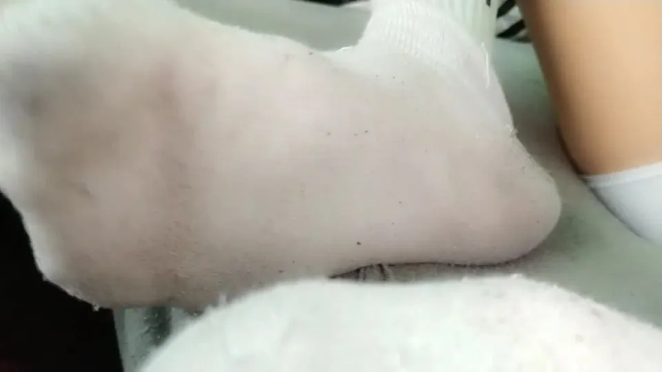 Twink Cums on Socks After Wearing All Day
