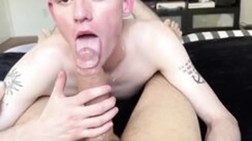 Twink Takes Massive Cock
