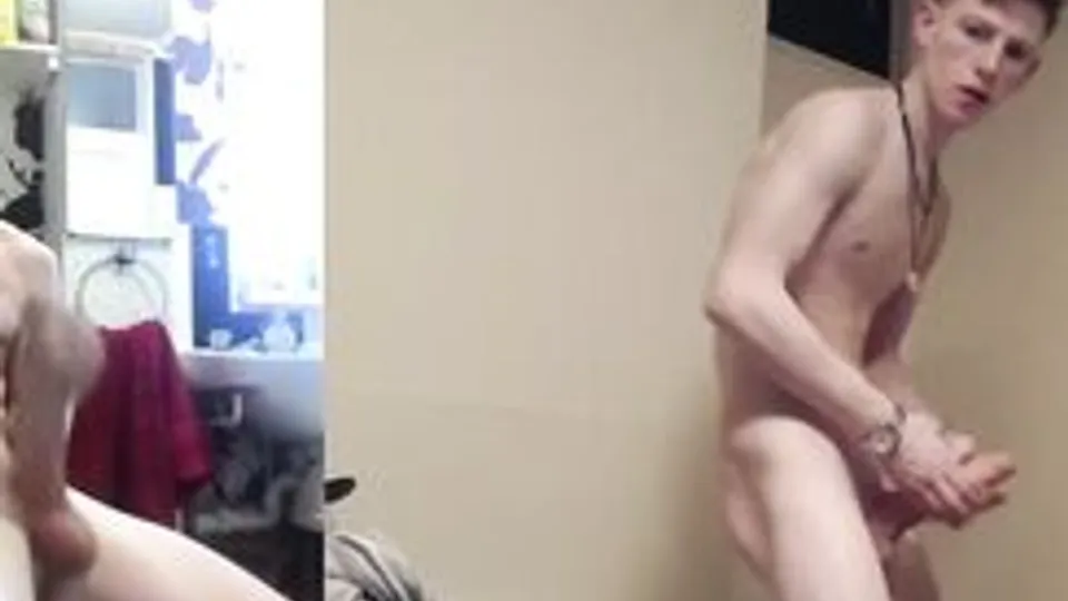 Twink with a huge cock