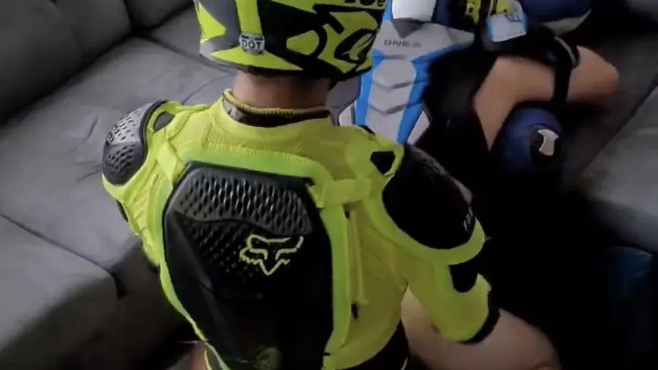 Biker Gang Bang in Leather Gear