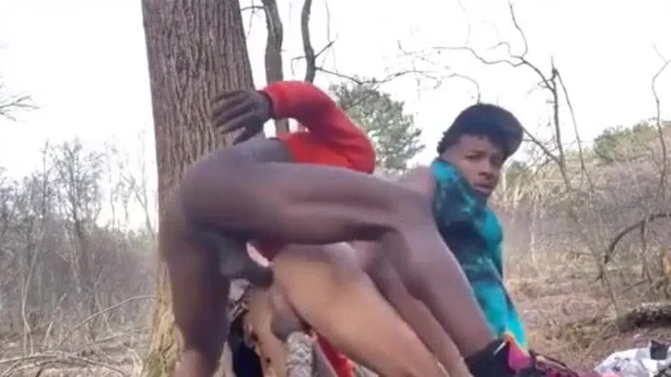 Two black in the woods - ThisVid.com