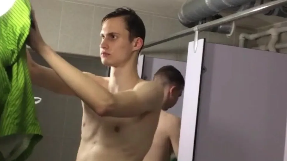 Two friends after shower - ThisVid.com