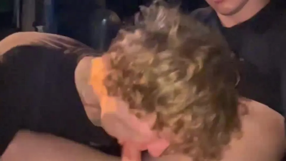 Two gay twink suck and cum in car - ThisVid.com