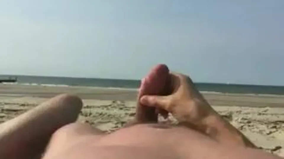 Gay Beach Cum Show