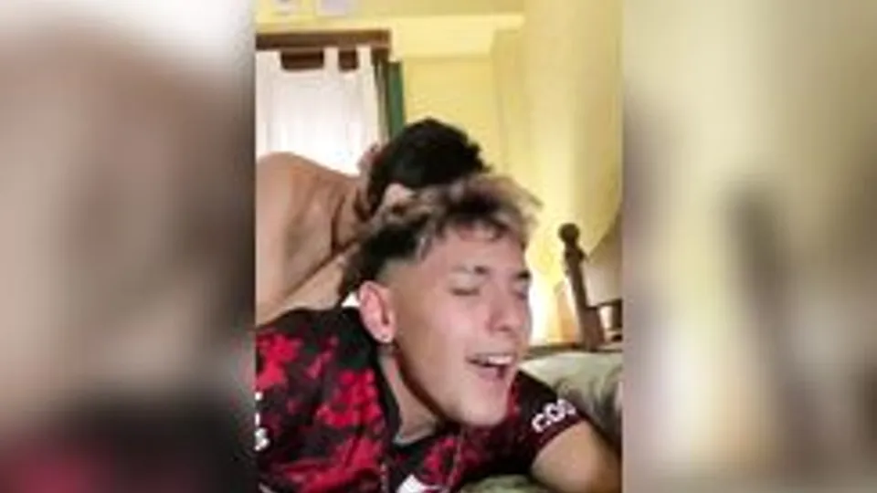 Two twins Latino Sex Rough Bed No Cum Boys Porn