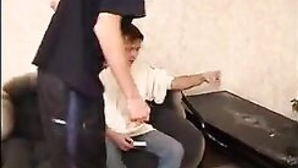 Two young gay Russian love a masturbation