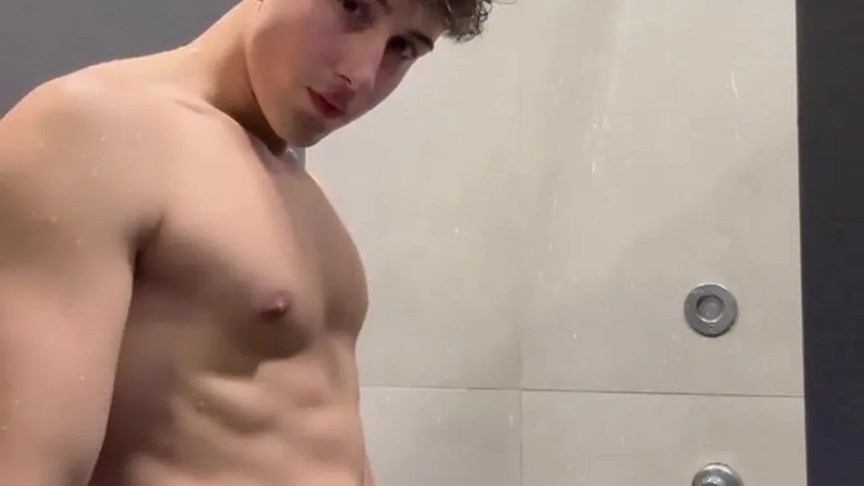 Uncut Latino Shower Boner porn