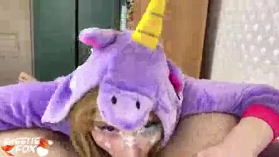 Unicorn Big Ass Blowjob Dick and Hard Fuck POV Cosplay