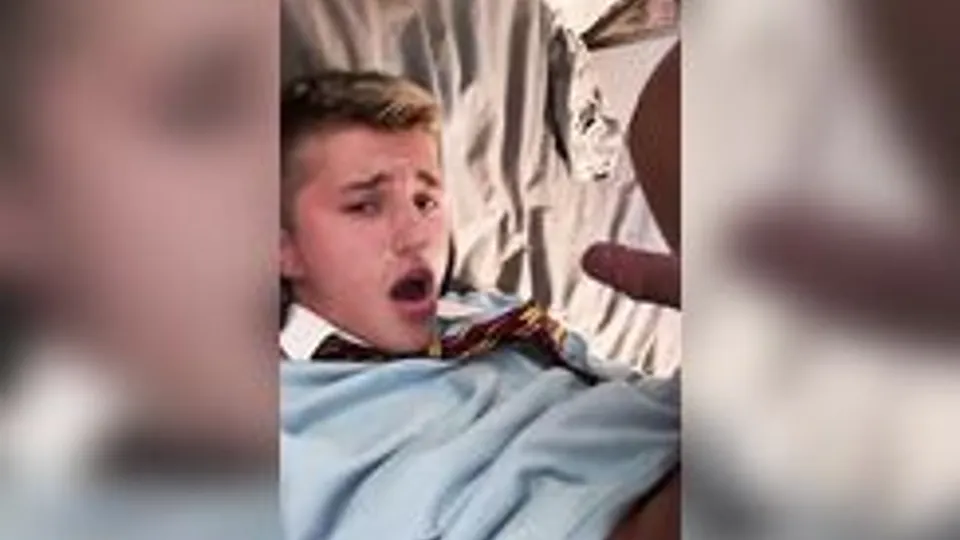 Until I find Daddy, I have to cum in my mouth myself!