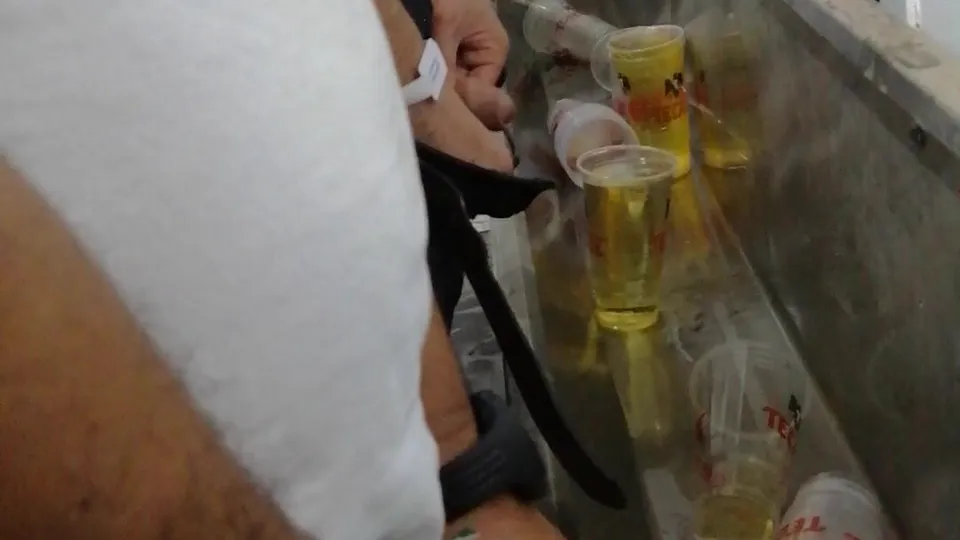 Gay Urinal Spy at Mexico Festival