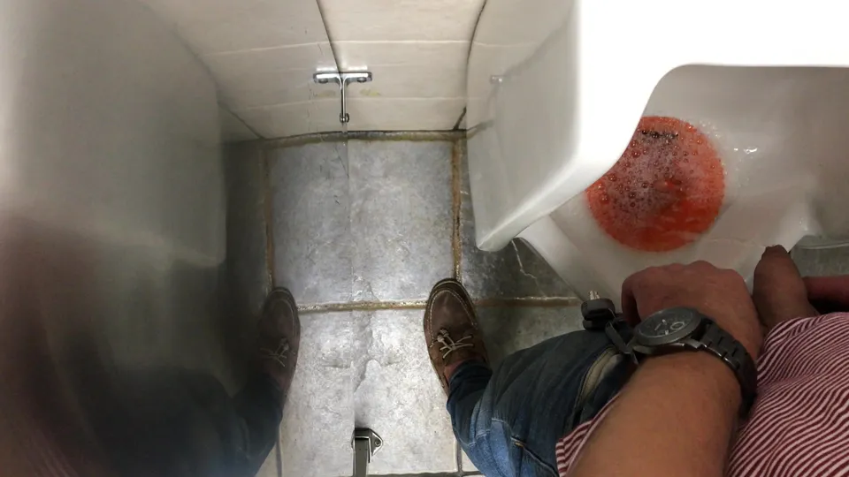 Urinal Spy: Uncut Country Cock - ThisVid.com