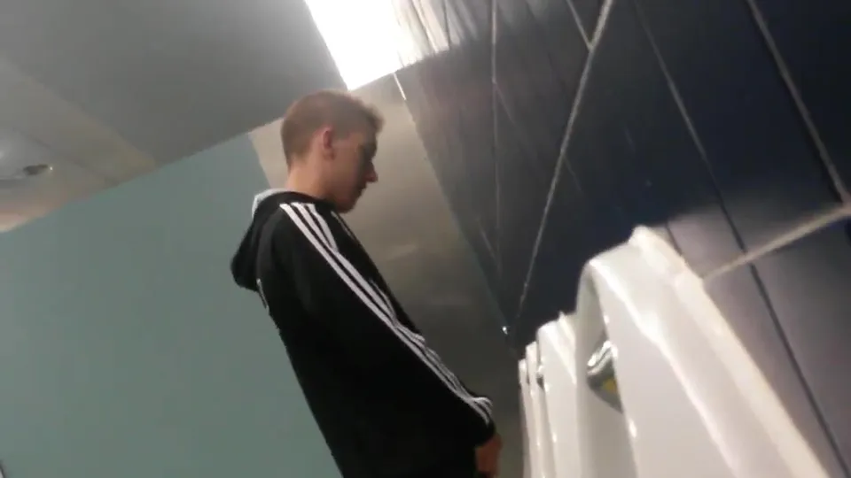 Urinal Toilet Spy - Young Guy Piss - ThisVid.com