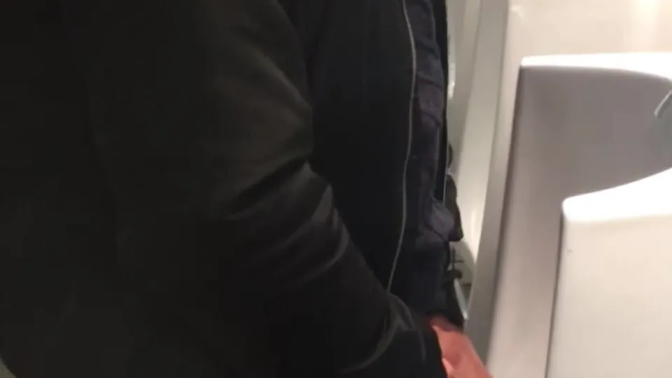 Urinal Uncut Piss - Unusual Foreskin - Remastered - ThisVid.com