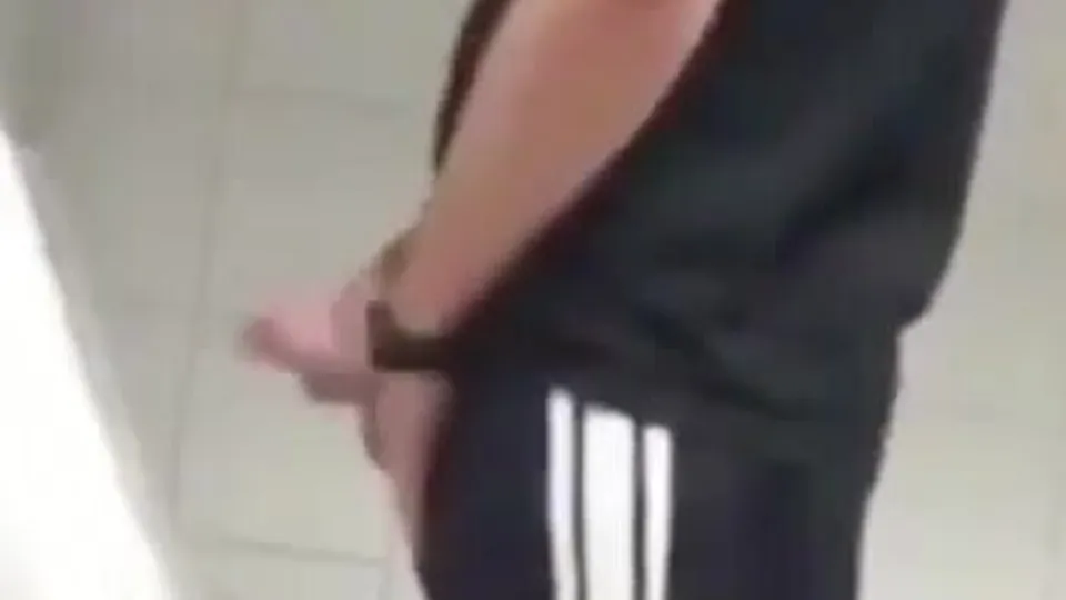 Urinal Spycam: Uncut Pissing