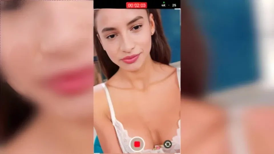 Vanessa Alessia, Sexy Brunette Debuts In A Gonzo Scene 