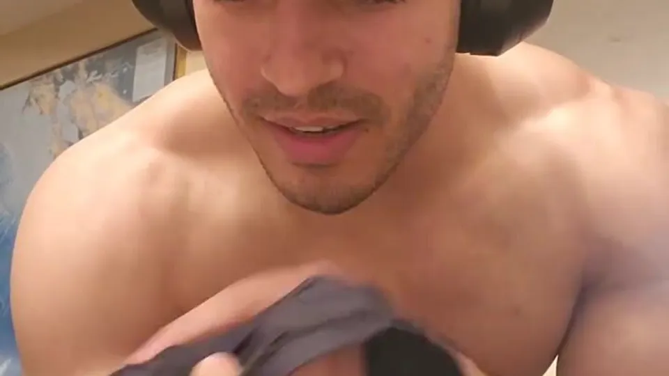 Arab Master's Sweaty Dirty Talk & Underwear Sniffing