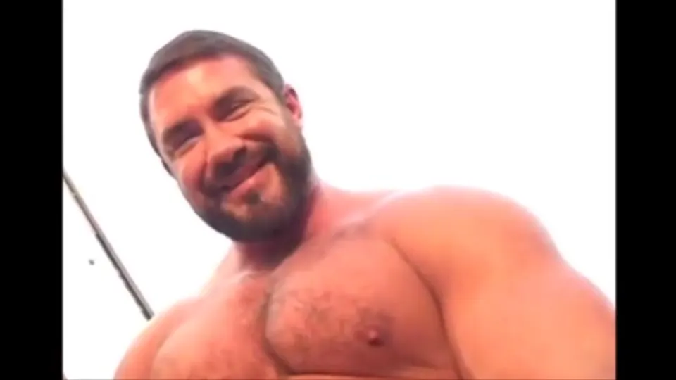 Bo Dixon's Shower Jerk Off