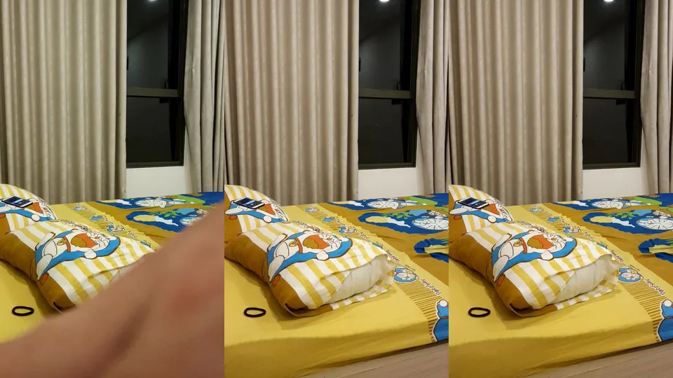 Vietnamese beauty and her Korean boyfriend took selfies of sex at home 