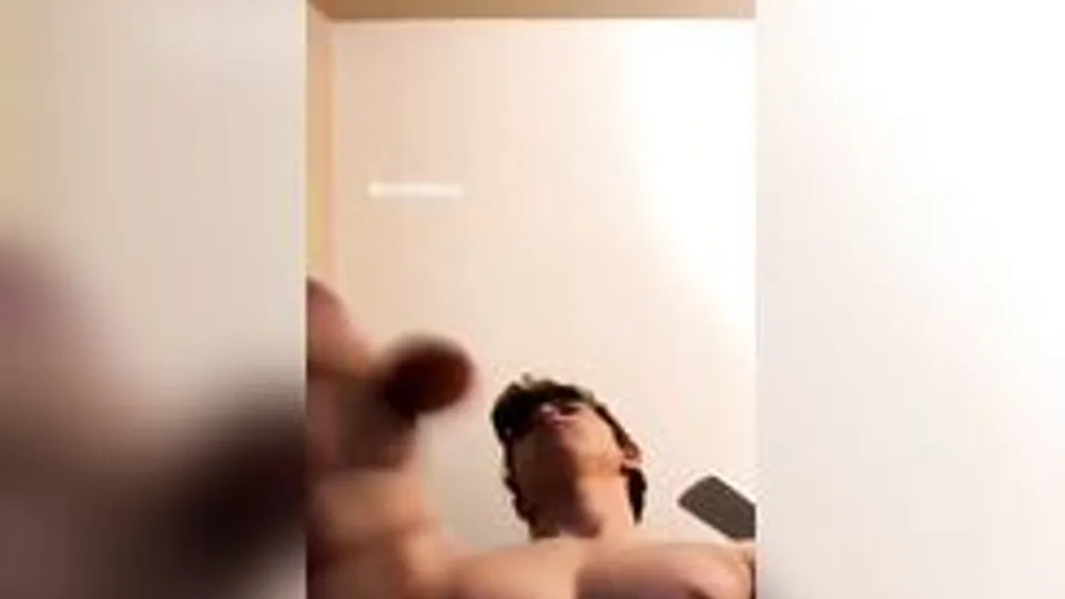 Wank and cum on the camera