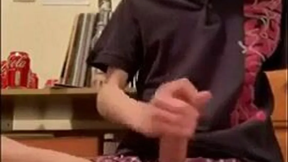 Wank and cum session