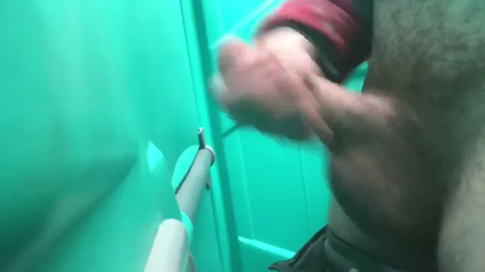 Wank in a Porta-John.mp4