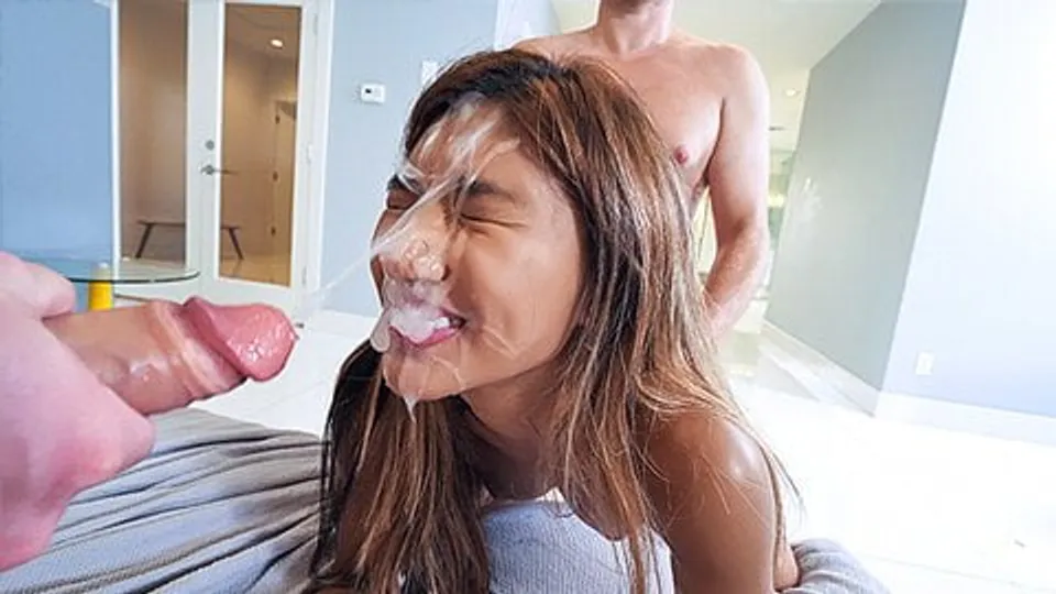 Watch FACIALS4K Multiple Facials All Over Friendly Neighbor  - 2021