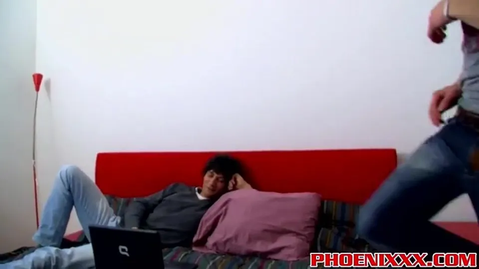 When twinks watch porn together