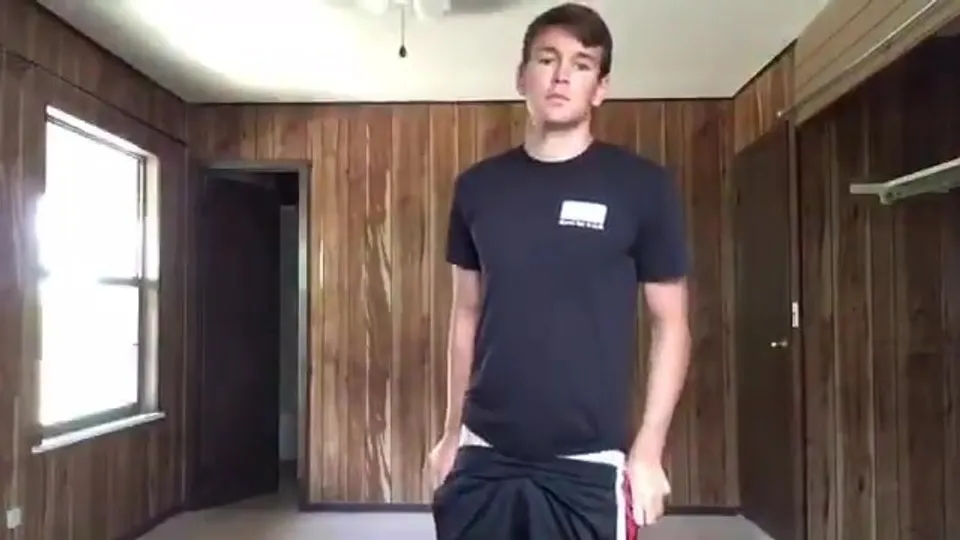 White College Student Jacks Off at Dads Job Site - ThisVid.com