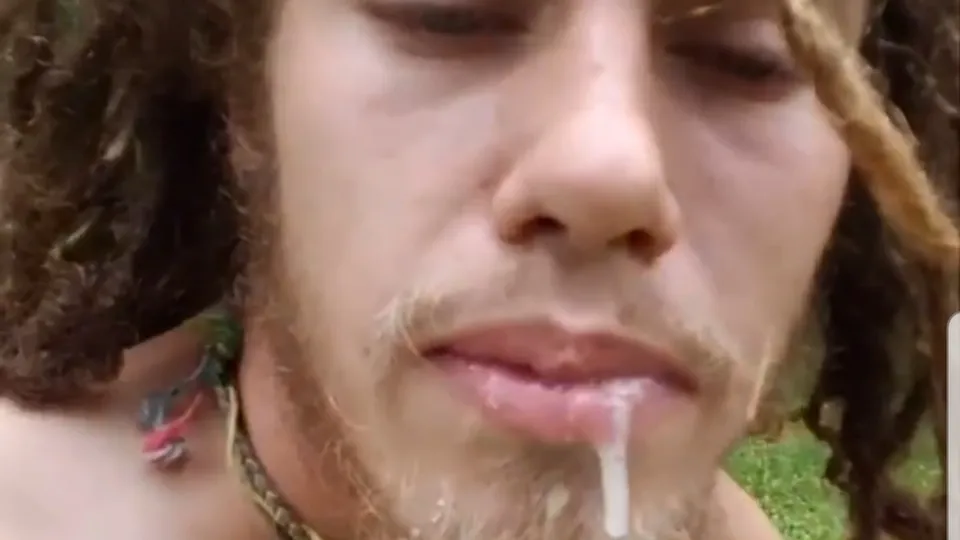 White Rasta wants to know if eating your own cum is vegan? - ThisVid.com