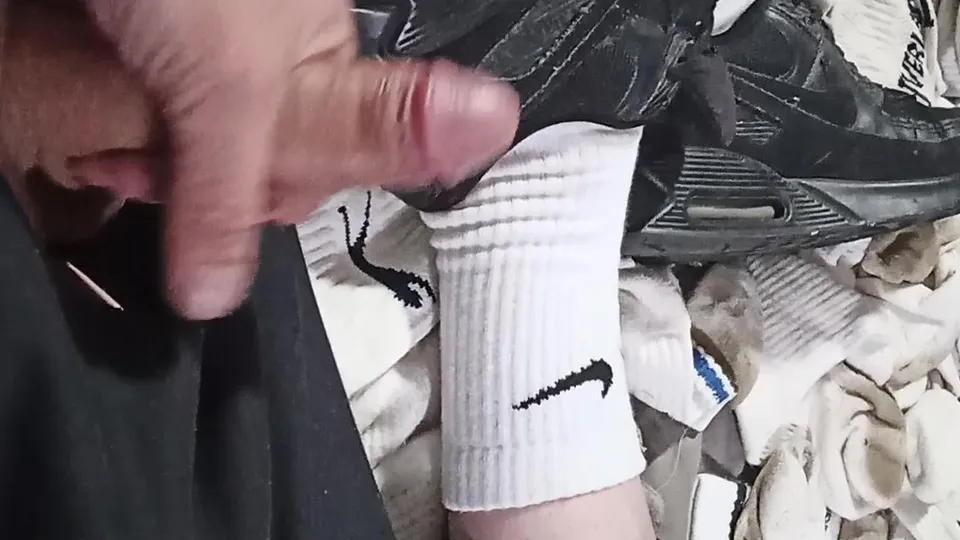 White Socks Boy Cock Tease